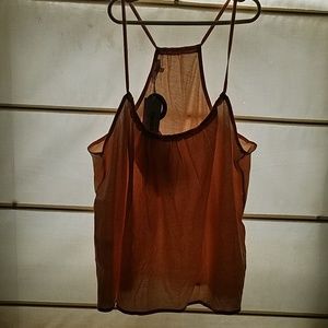 skin Organic Kaeleigh Cami in Cafe Creme size 1